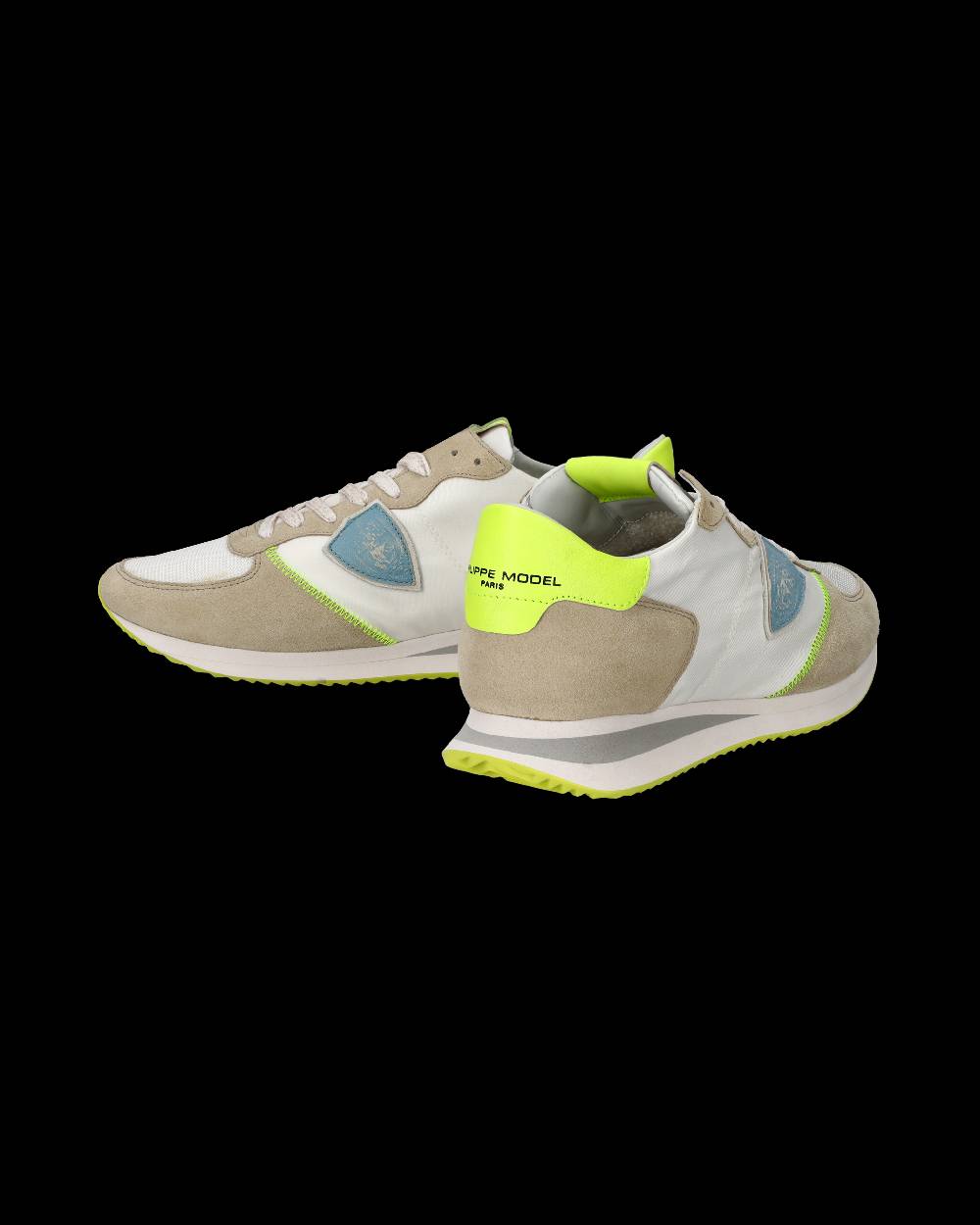 Philippe Model Sneakers Trpx da Uomo Bianche in Tessuto Tecnico Offerte