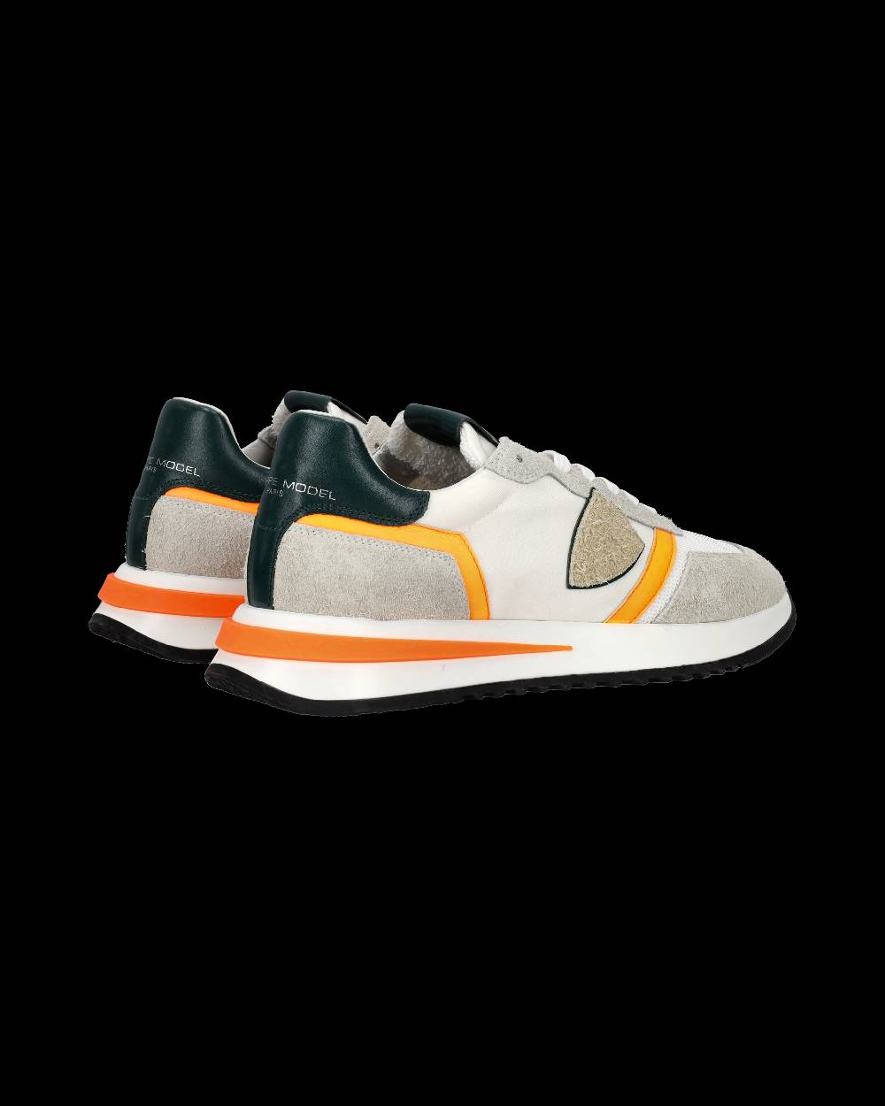 Philippe Model Sneaker bassa Tropez 2.1 uomo - bianco e arancio Vendita Economica