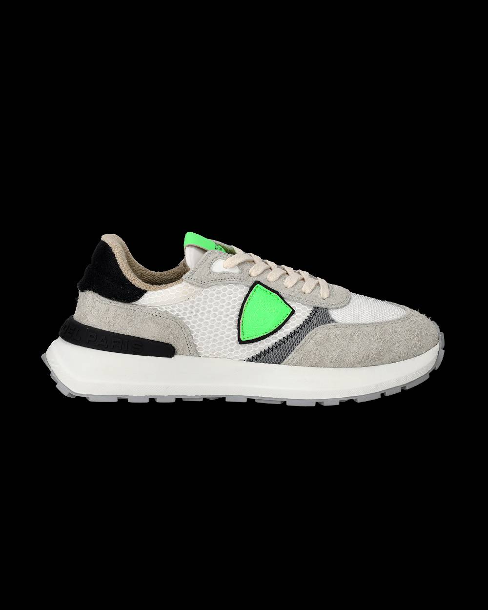 Philippe Model Sneakers Antibes da Uomo Bianche e Verdi in Tessuto Tecnico E Pelle I Più Venduti