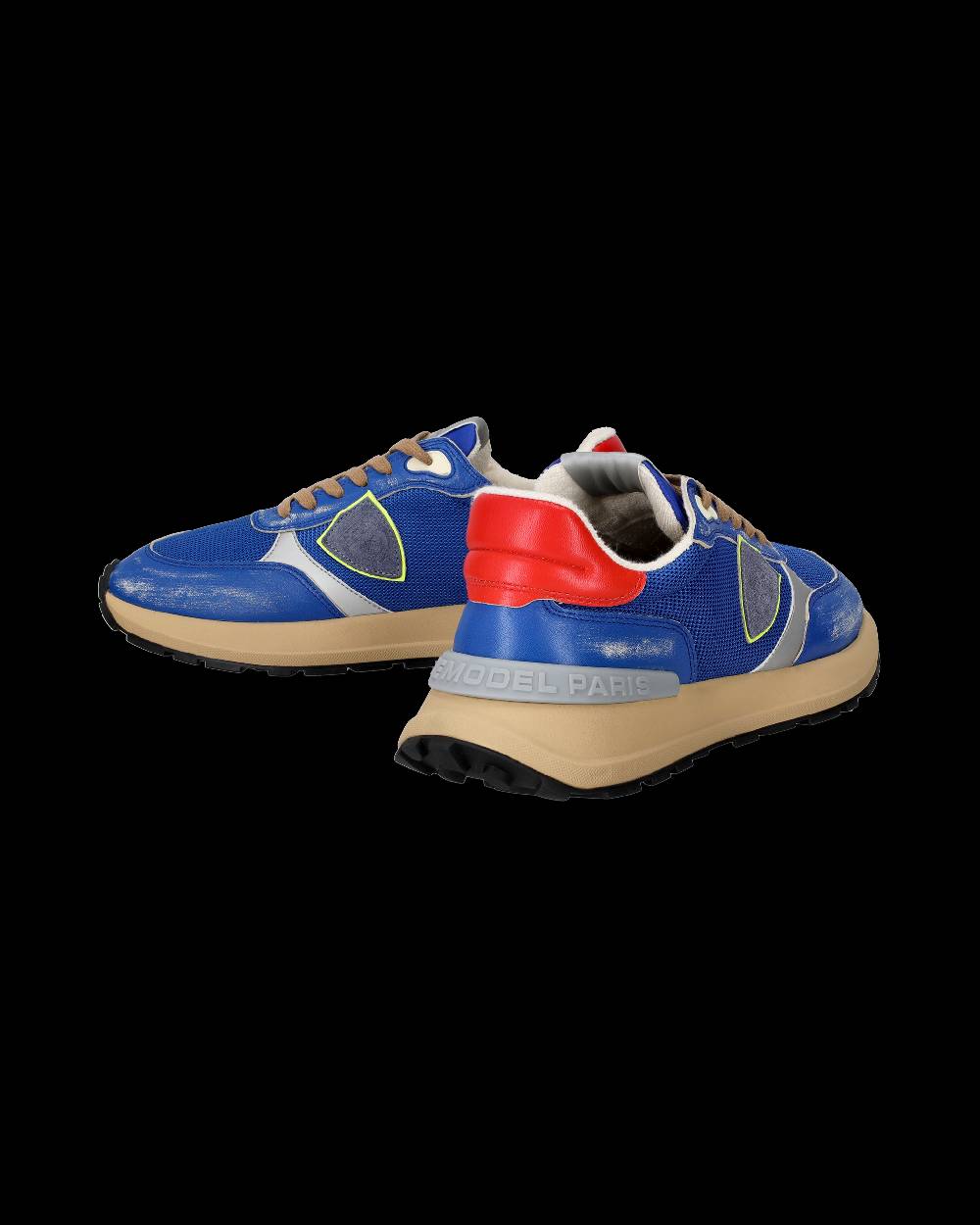 Philippe Model Sneakers Antibes da Uomo Bluette in Tessuto Tecnico In Saldo