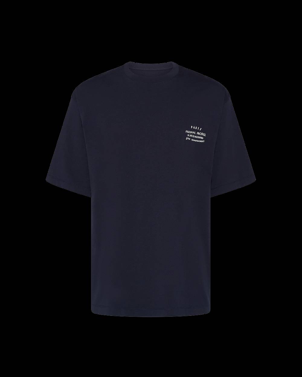 Philippe Model T-Shirt Maurice da Uomo Blu in Jersey 2025