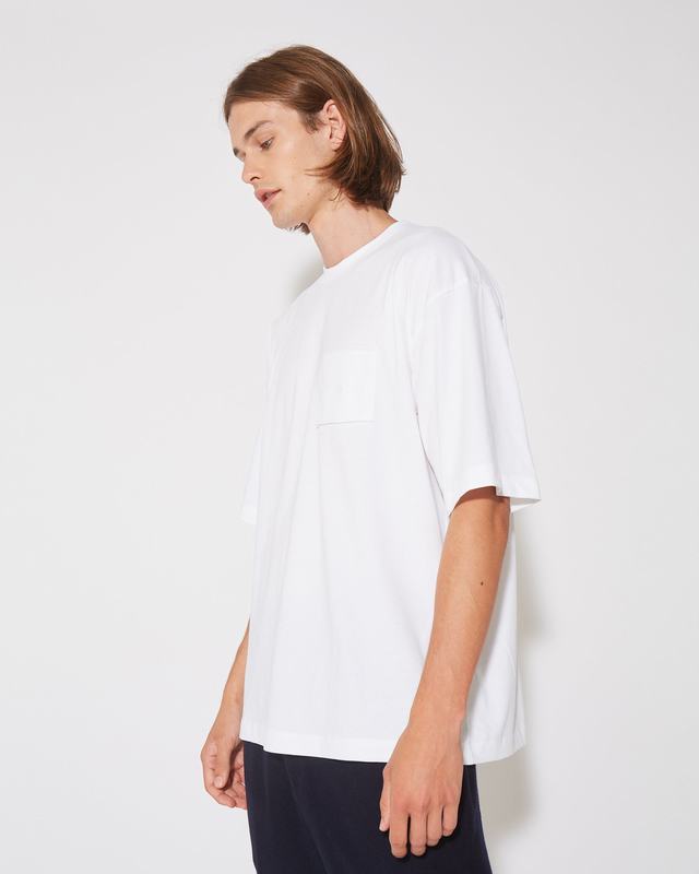 Philippe Model T-Shirt Maurice da Uomo Bianca in Jersey 2025