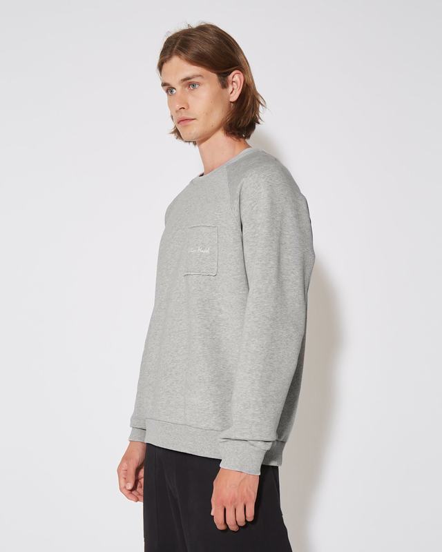 Philippe Model Felpa girocollo BERNARD da Uomo Grigia in Jersey Soddisfazione Garantita
