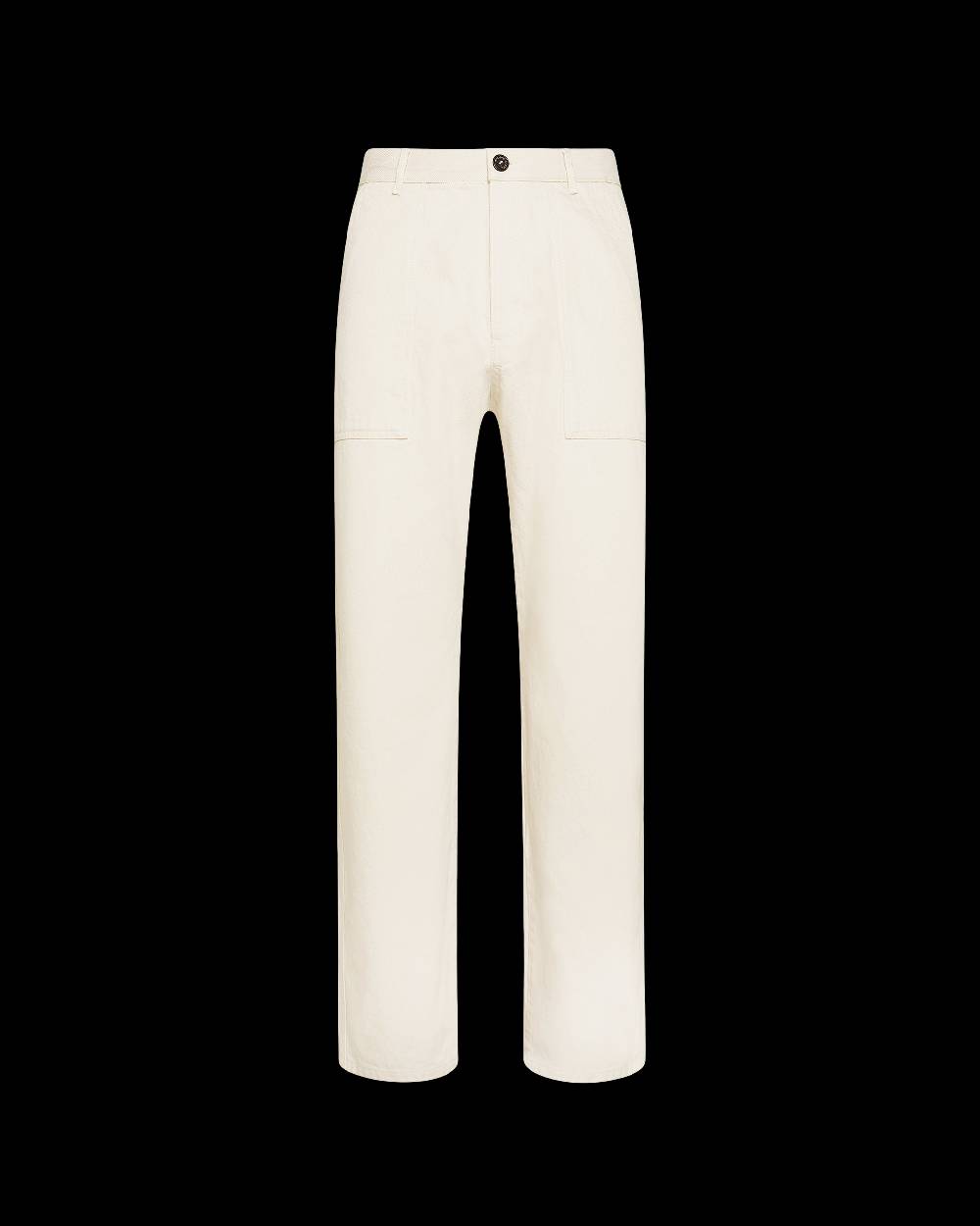 Philippe Model Pantaloni CHARLES da Uomo Ecru in Bull Denim Negozi Online