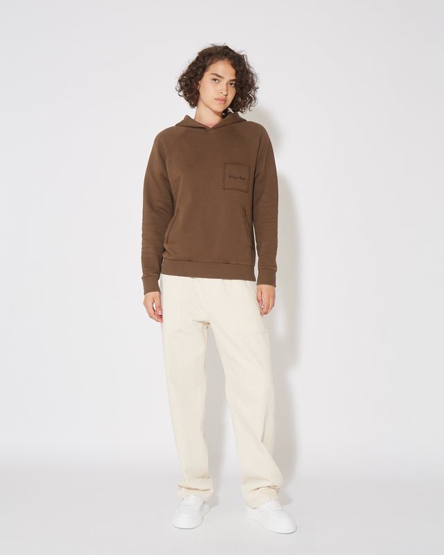 Philippe Model Felpa con cappuccio JADE da Donna Marrone in Jersey Sottocosto