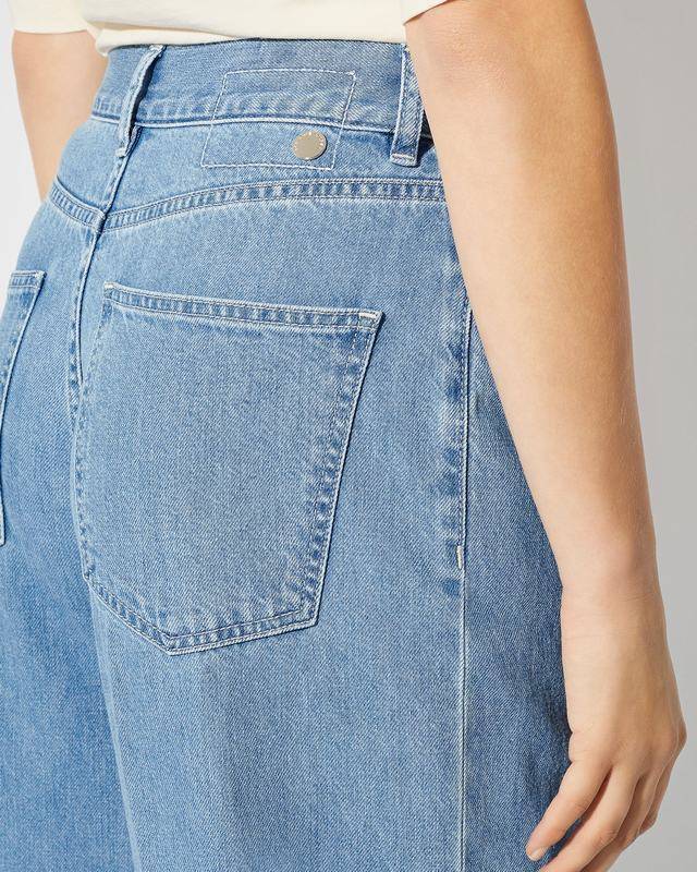 Philippe Model Jeans Charlotte da Donna Azzurro in Denim Sconto