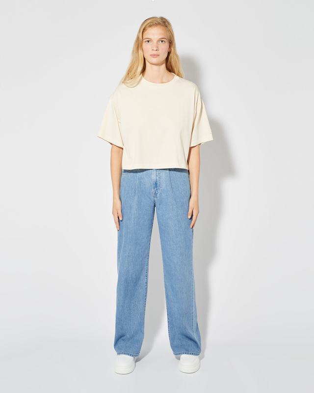 Philippe Model Jeans Charlotte da Donna Azzurro in Denim Sconto