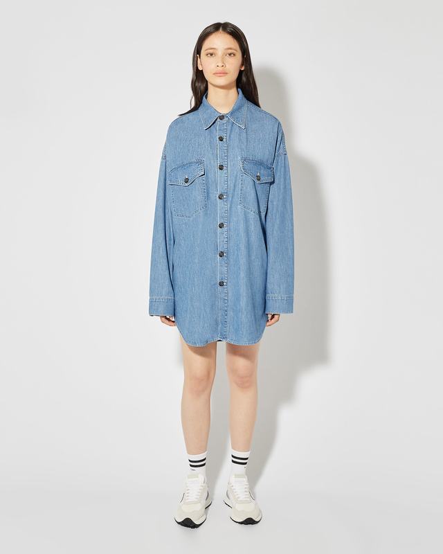 Philippe Model Camicia in Jeans Diane da Donna Azzurra in Denim Online