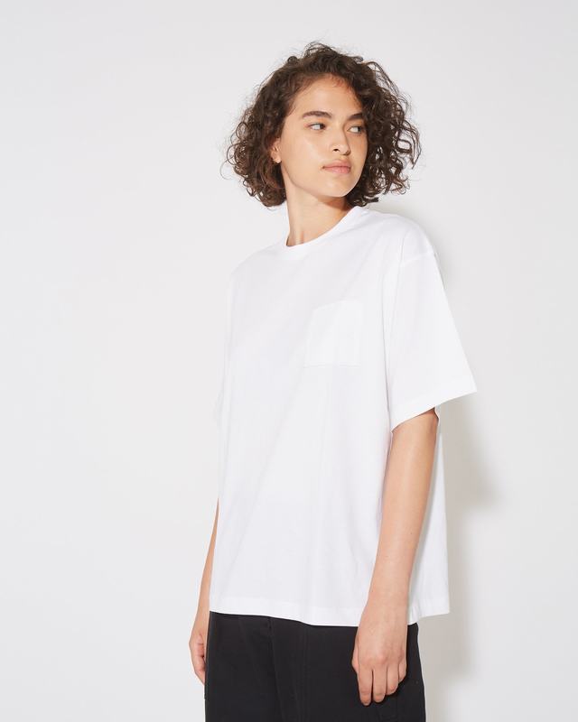 Philippe Model T-Shirt Monique da Donna Bianca in Jersey Outlet