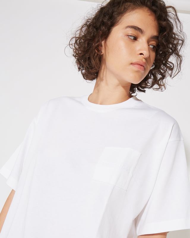 Philippe Model T-Shirt Monique da Donna Bianca in Jersey Outlet