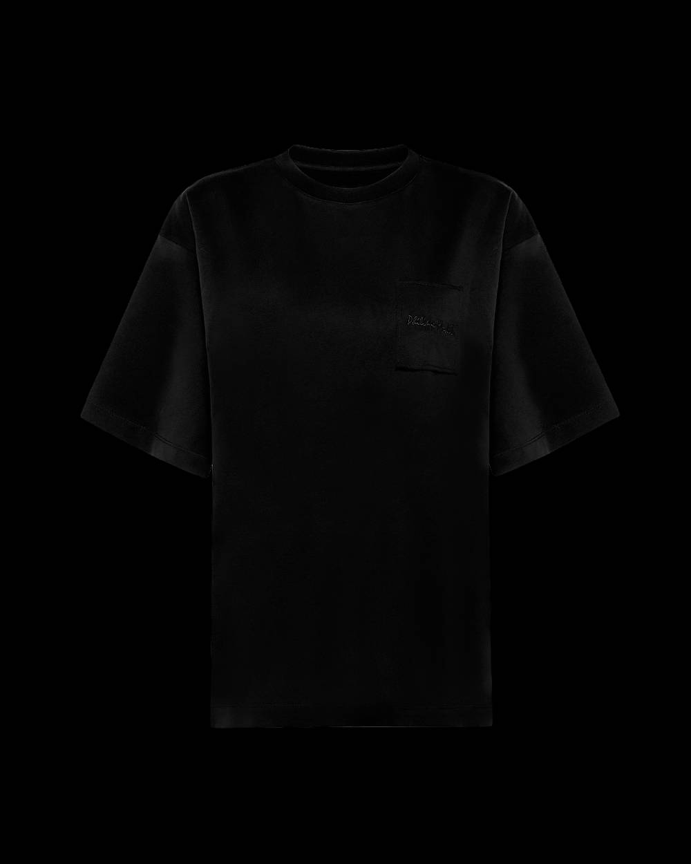 Philippe Model T-Shirt Monique da Donna Nera in Jersey In Vendita