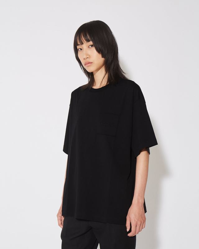 Philippe Model T-Shirt Monique da Donna Nera in Jersey In Vendita