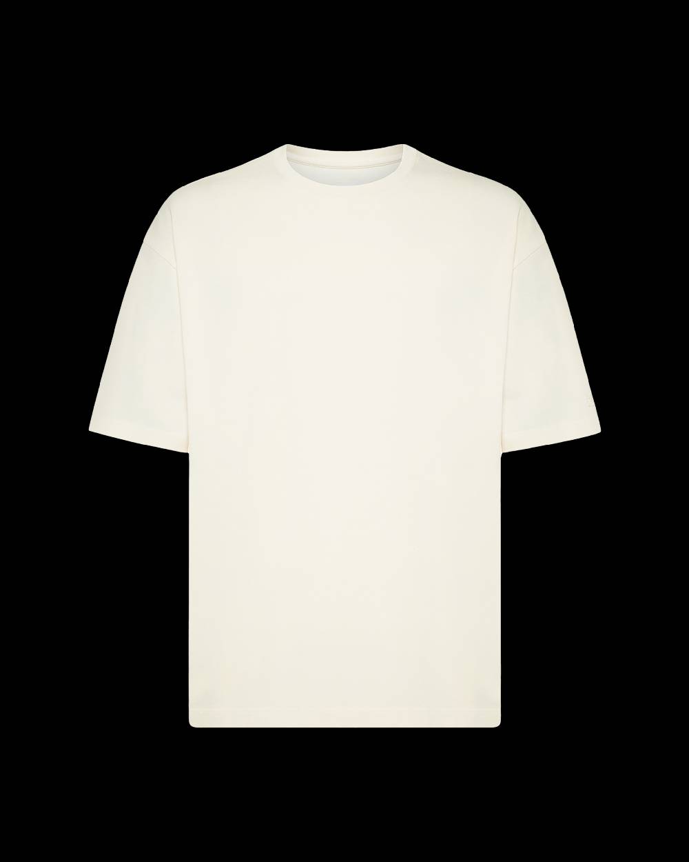 Philippe Model T-Shirt Maurice da Uomo Beige ecru in Jersey Saldi
