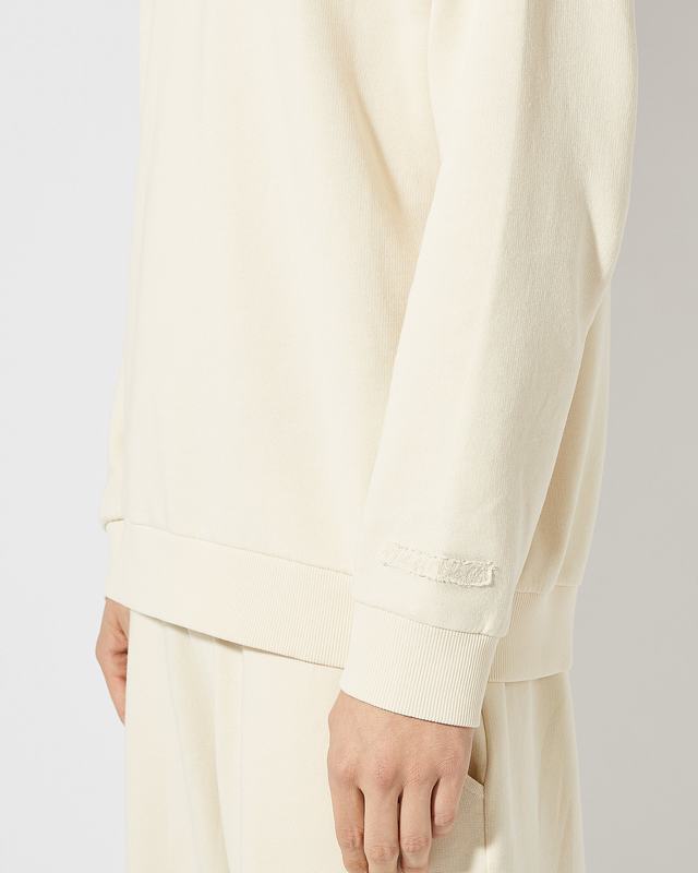 Philippe Model Felpa girocollo Bernard da Uomo Beige ecru in Jersey Offerte