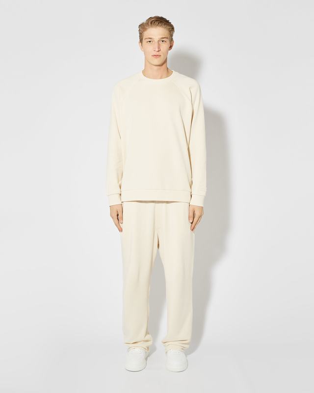Philippe Model Felpa girocollo Bernard da Uomo Beige ecru in Jersey Offerte