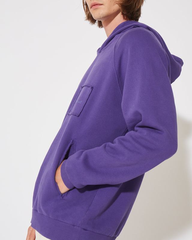Philippe Model Felpa con cappuccio JEAN da Uomo Viola in Jersey Vendita Calda