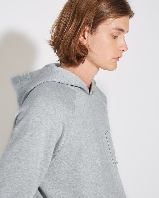 Philippe Model Felpa con cappuccio JEAN da Uomo Grigia in Jersey Vendita Economica