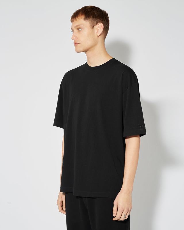 Philippe Model T-Shirt Maurice da Uomo Nera in Jersey Saldi Di Fabbrica