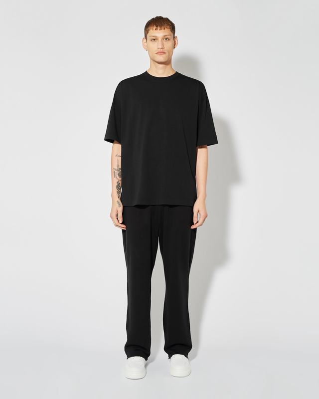 Philippe Model T-Shirt Maurice da Uomo Nera in Jersey Saldi Di Fabbrica