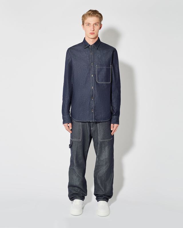 Philippe Model Denim Overshirt David da Uomo Blu in Denim I Più Venduti