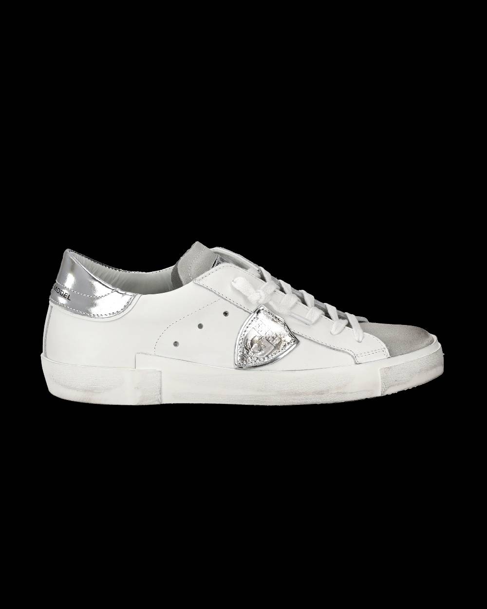 Philippe Model Sneaker bassa Prsx donna - bianco e argento Vendita