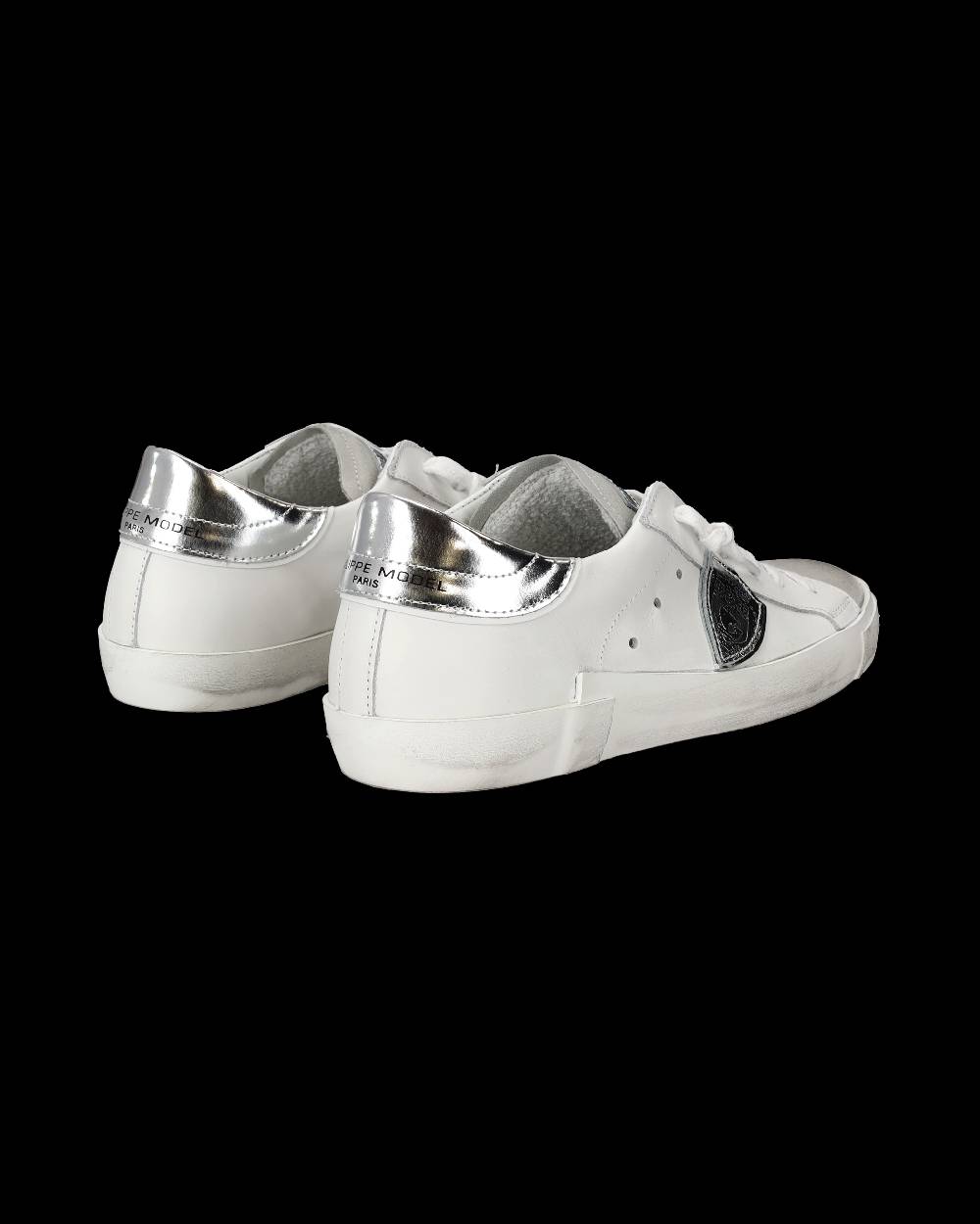 Philippe Model Sneaker bassa Prsx donna - bianco e argento Vendita