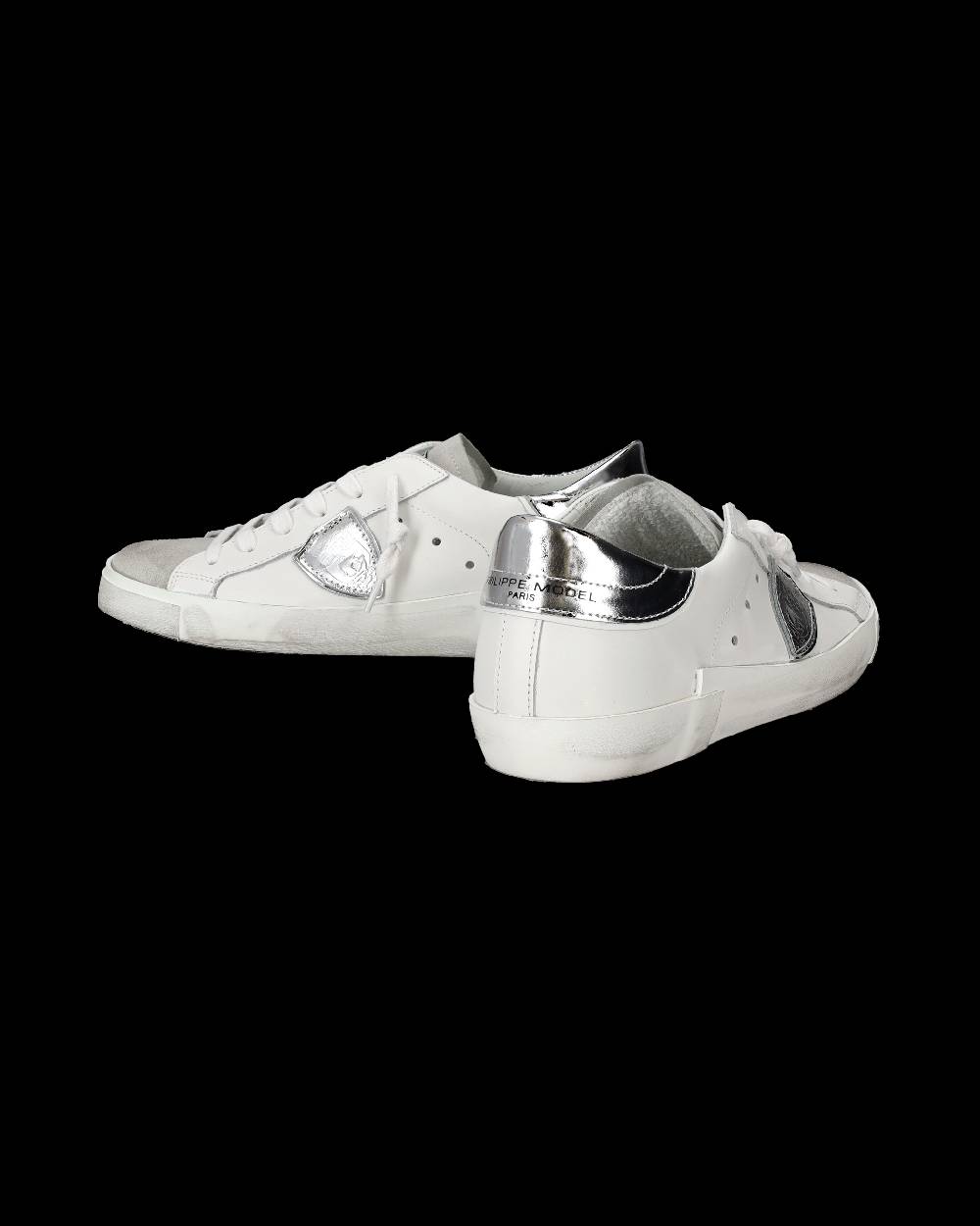 Philippe Model Sneaker bassa Prsx donna - bianco e argento Vendita