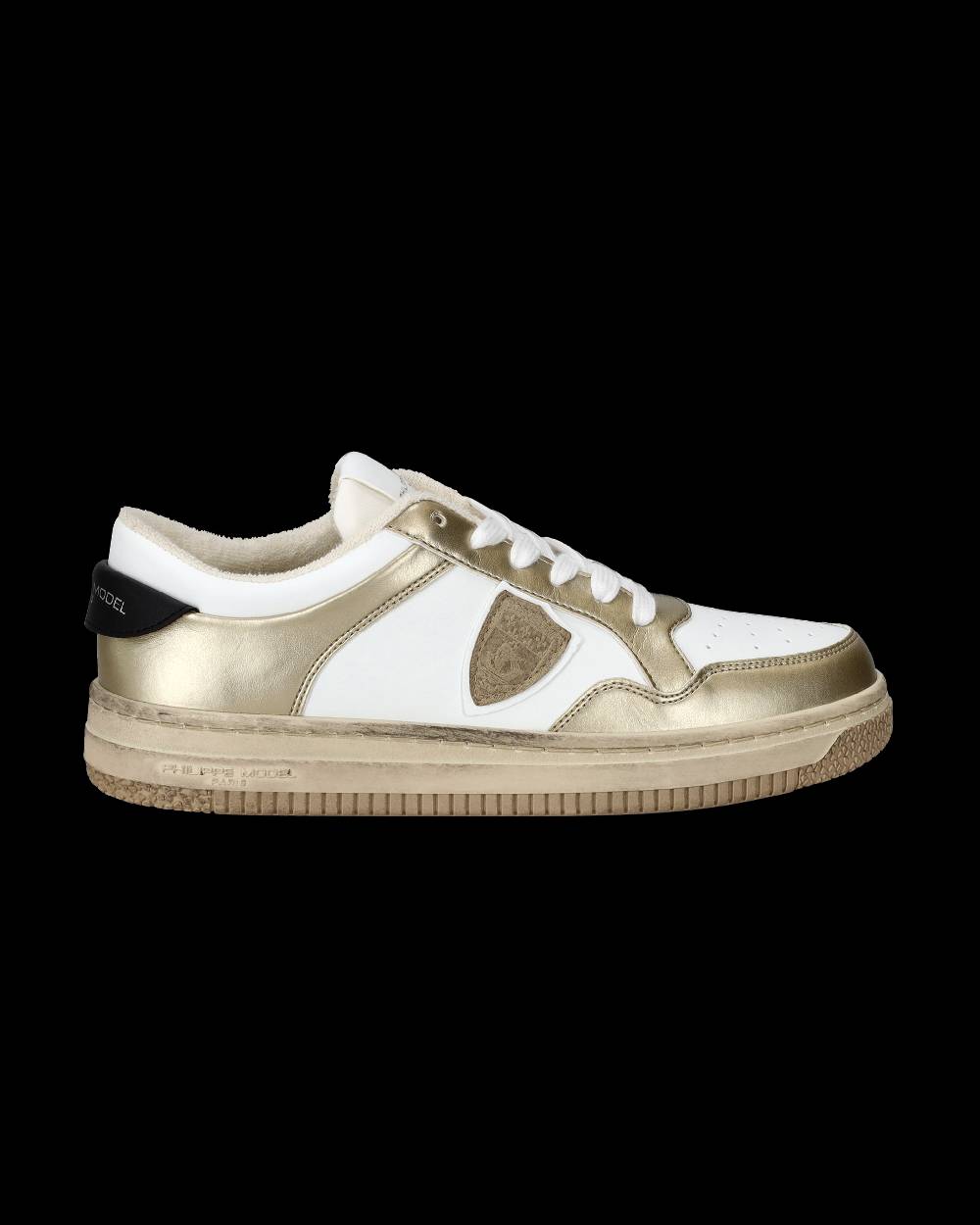 Philippe Model Sneaker basse Lyon donna - bianco e oro Qualità Garantita