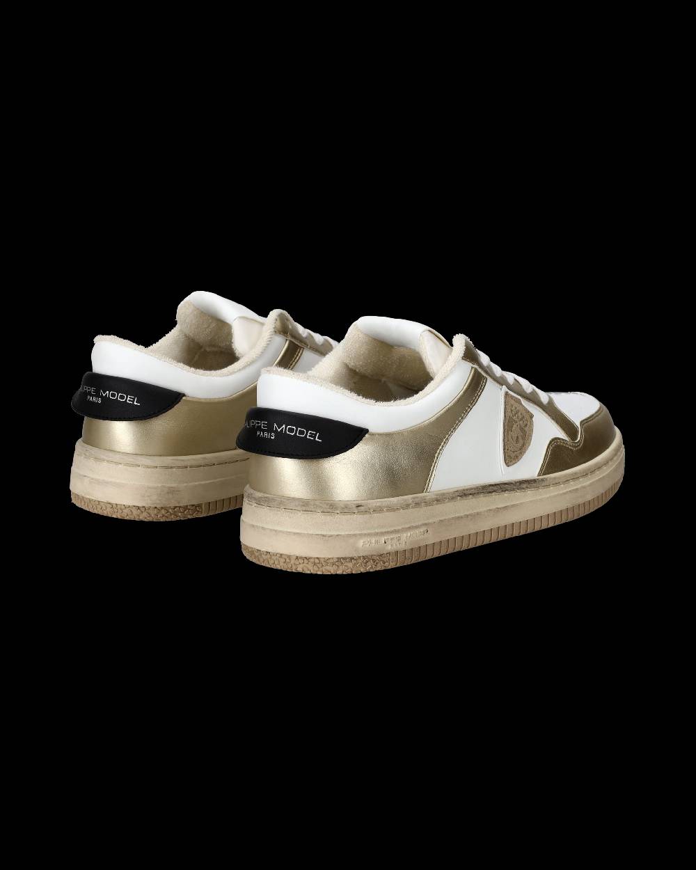 Philippe Model Sneaker basse Lyon donna - bianco e oro Qualità Garantita