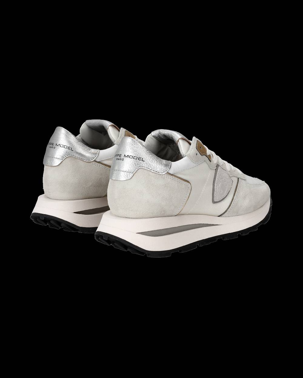 Philippe Model Sneaker basse Tropez Haute donna - bianco e argento Consegna Veloce