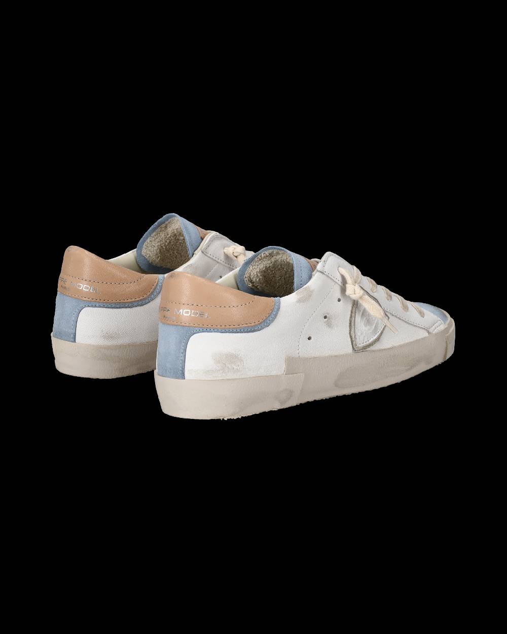 Philippe Model Sneaker basse Paris donna - bianco e azzurro Promozione Limitata