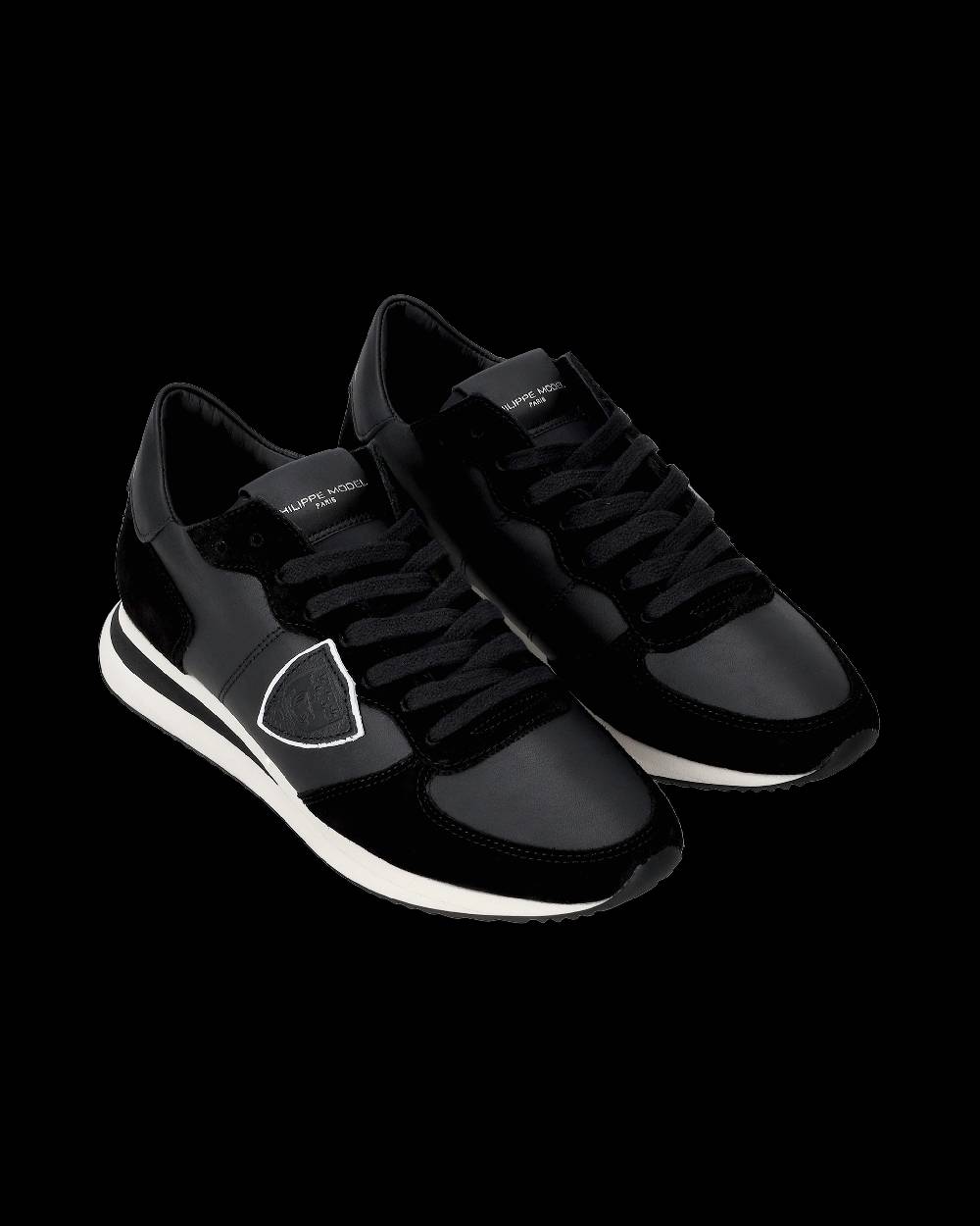 Philippe Model Snaker bassa Trpx donna - nero Sottocosto