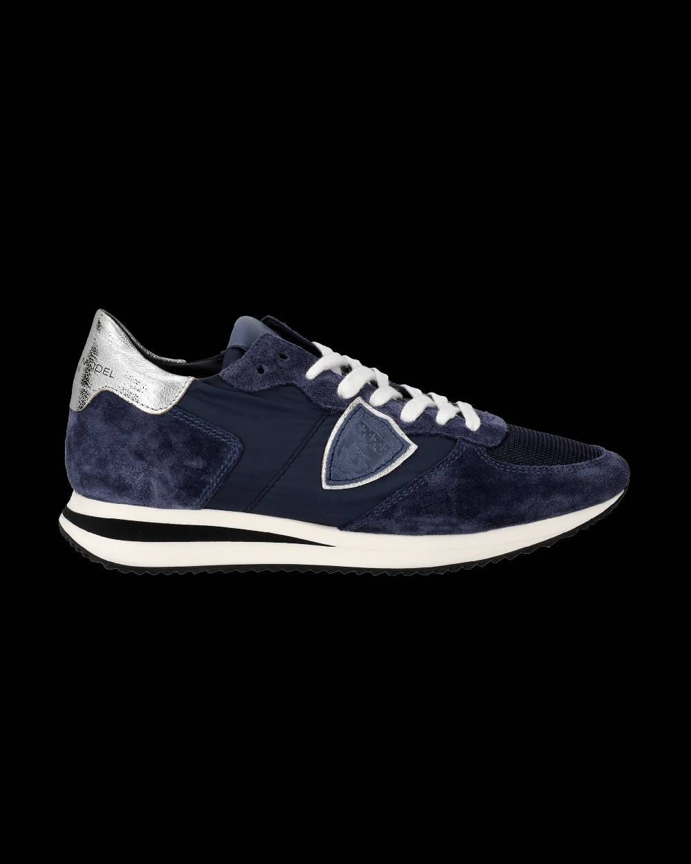 Philippe Model Snaker bassa Trpx donna - blu e argento Novità