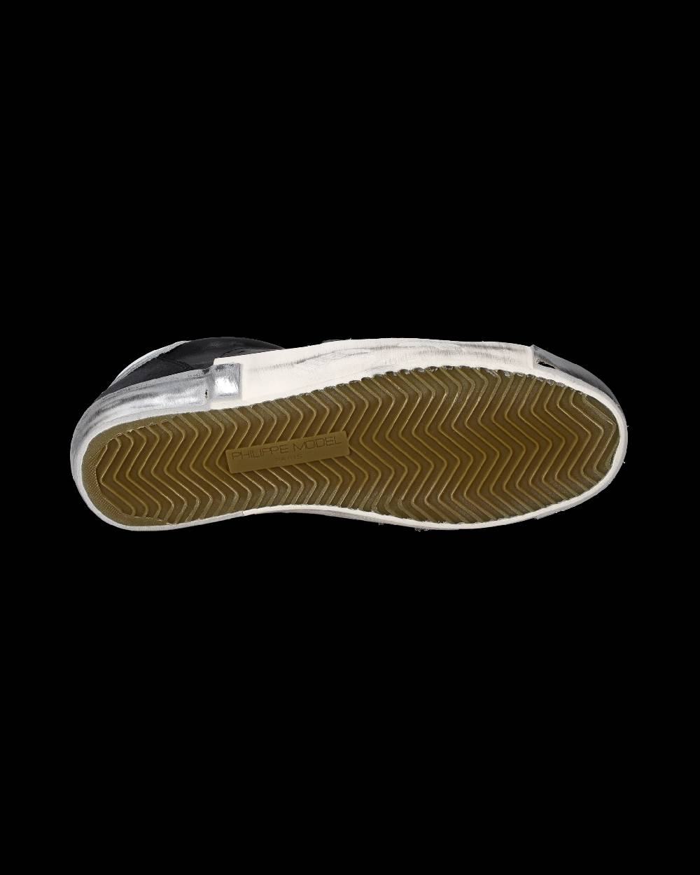 Philippe Model Sneaker bassa Prsx donna - nero e argento Presa