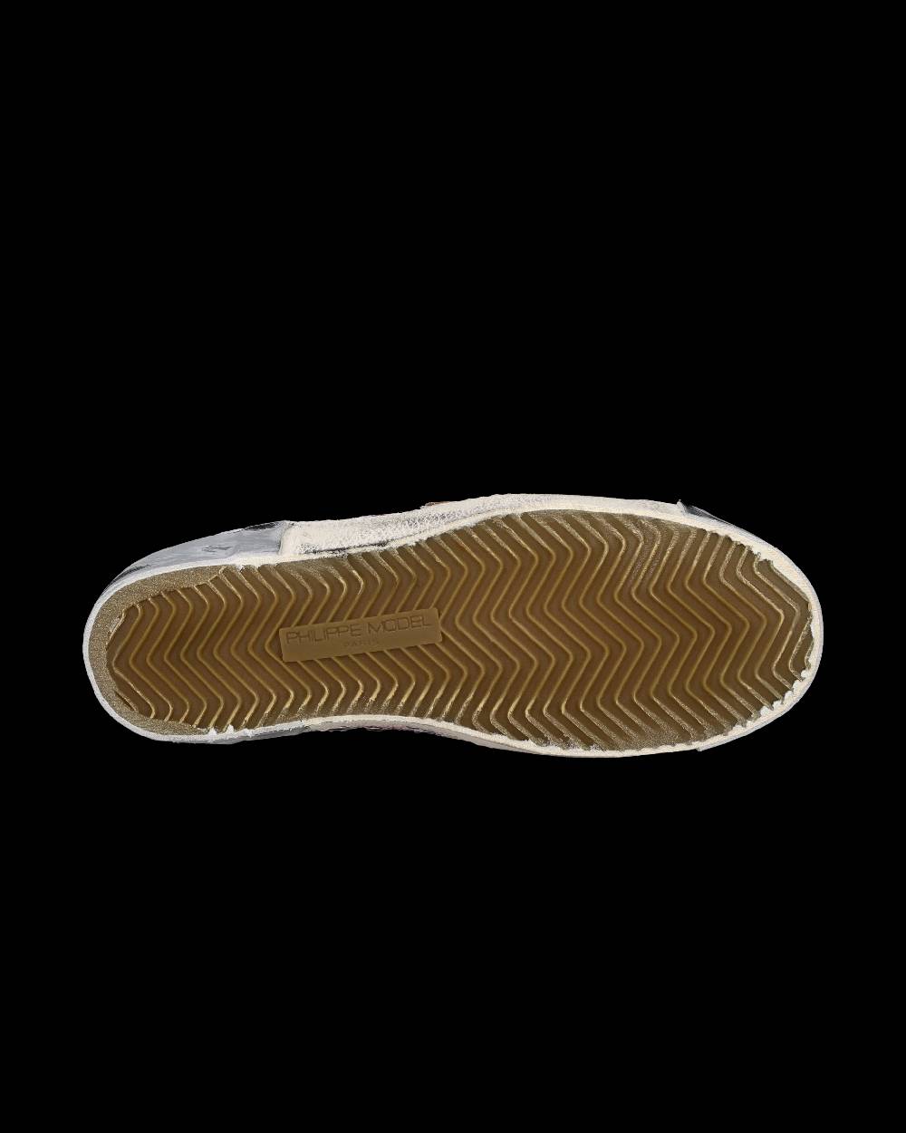 Philippe Model Sneaker bassa PRSX donna - bianco e argento Sconto