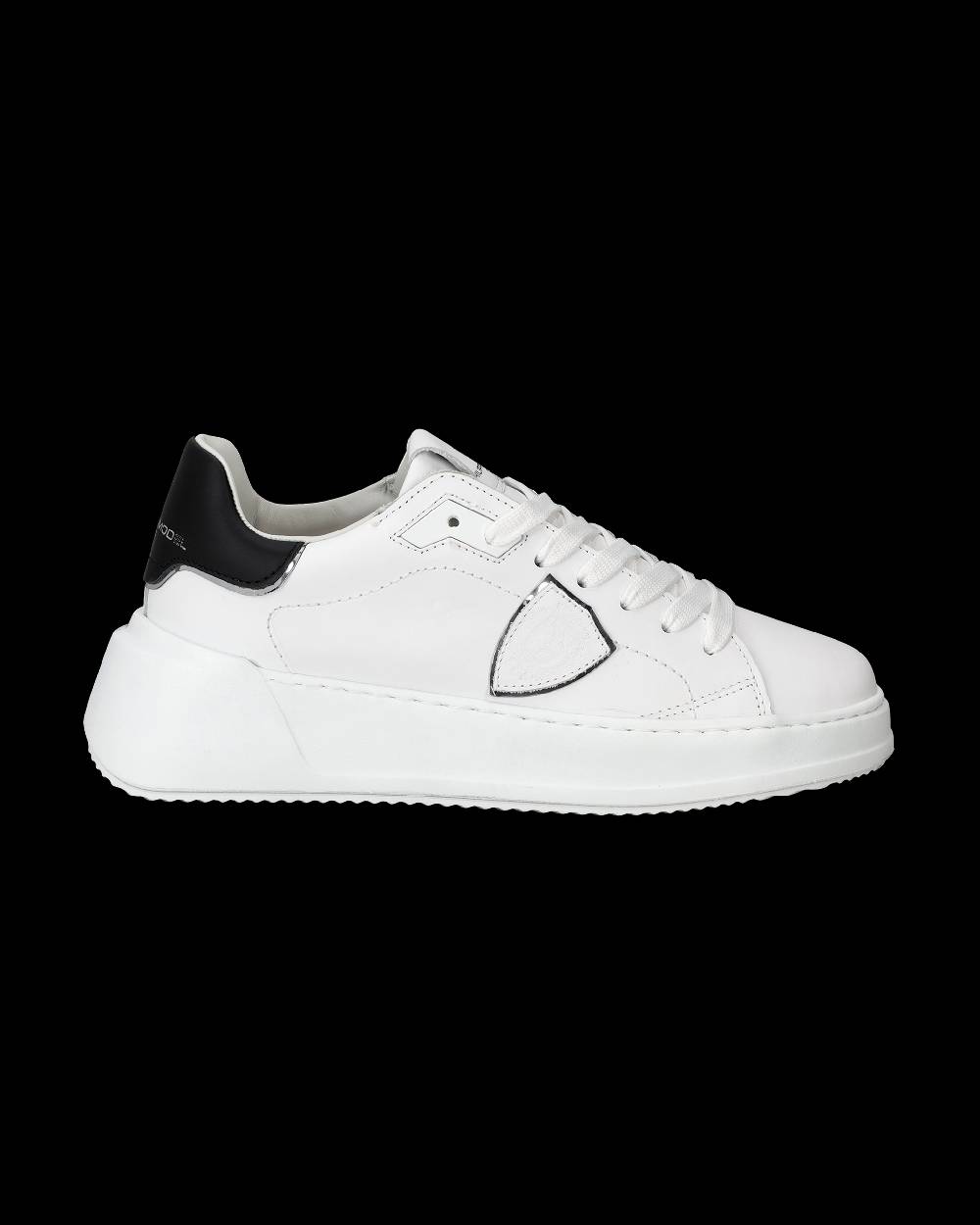 Philippe Model Sneaker basse Tres Temple donna - bianco e nero Vendita Calda