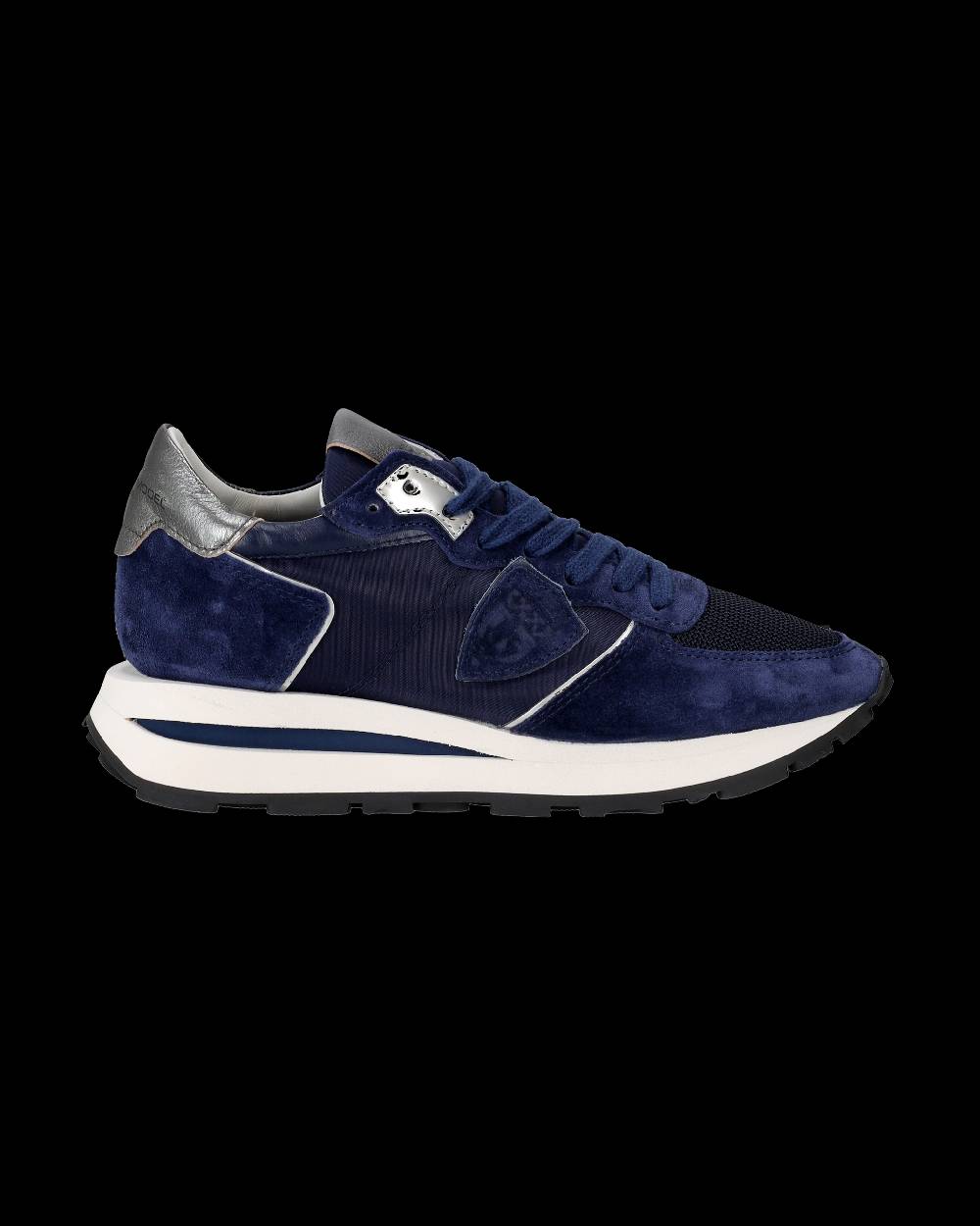 Philippe Model Sneaker basse Tropez Haute donna - blu Saldi Di Fabbrica