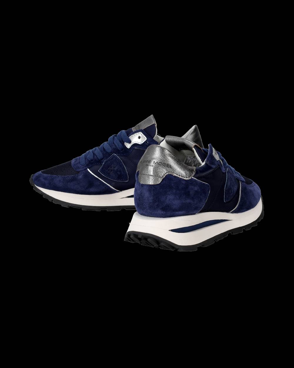Philippe Model Sneaker basse Tropez Haute donna - blu Saldi Di Fabbrica