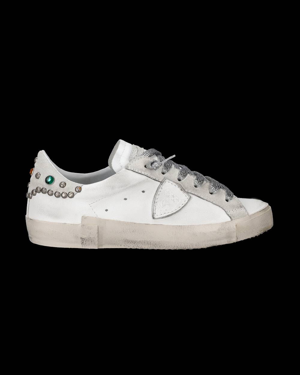 Philippe Model Sneakers Prsx da Donna Bianche e Grigie in Pelle Vendite Flash