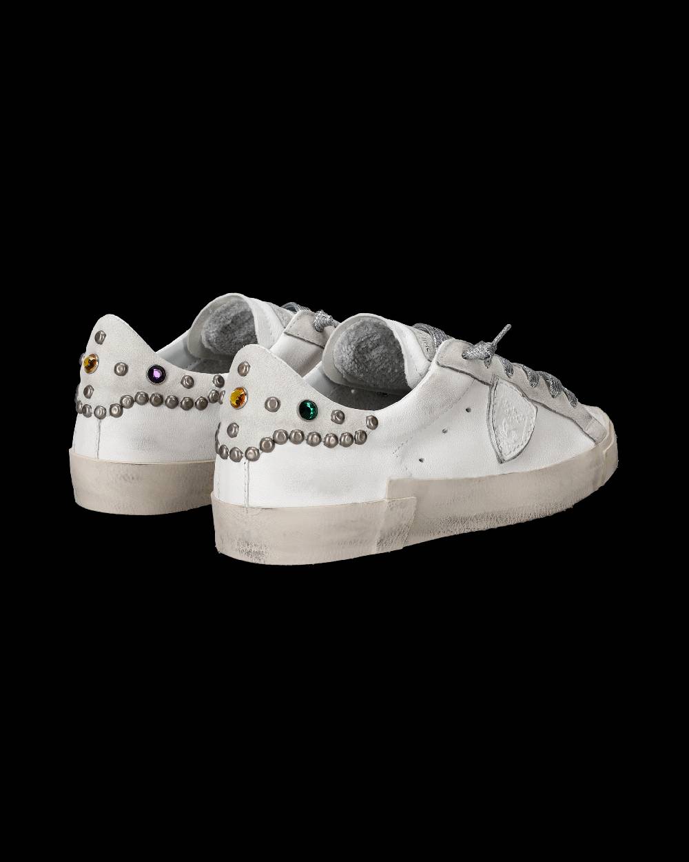 Philippe Model Sneakers Prsx da Donna Bianche e Grigie in Pelle Vendite Flash