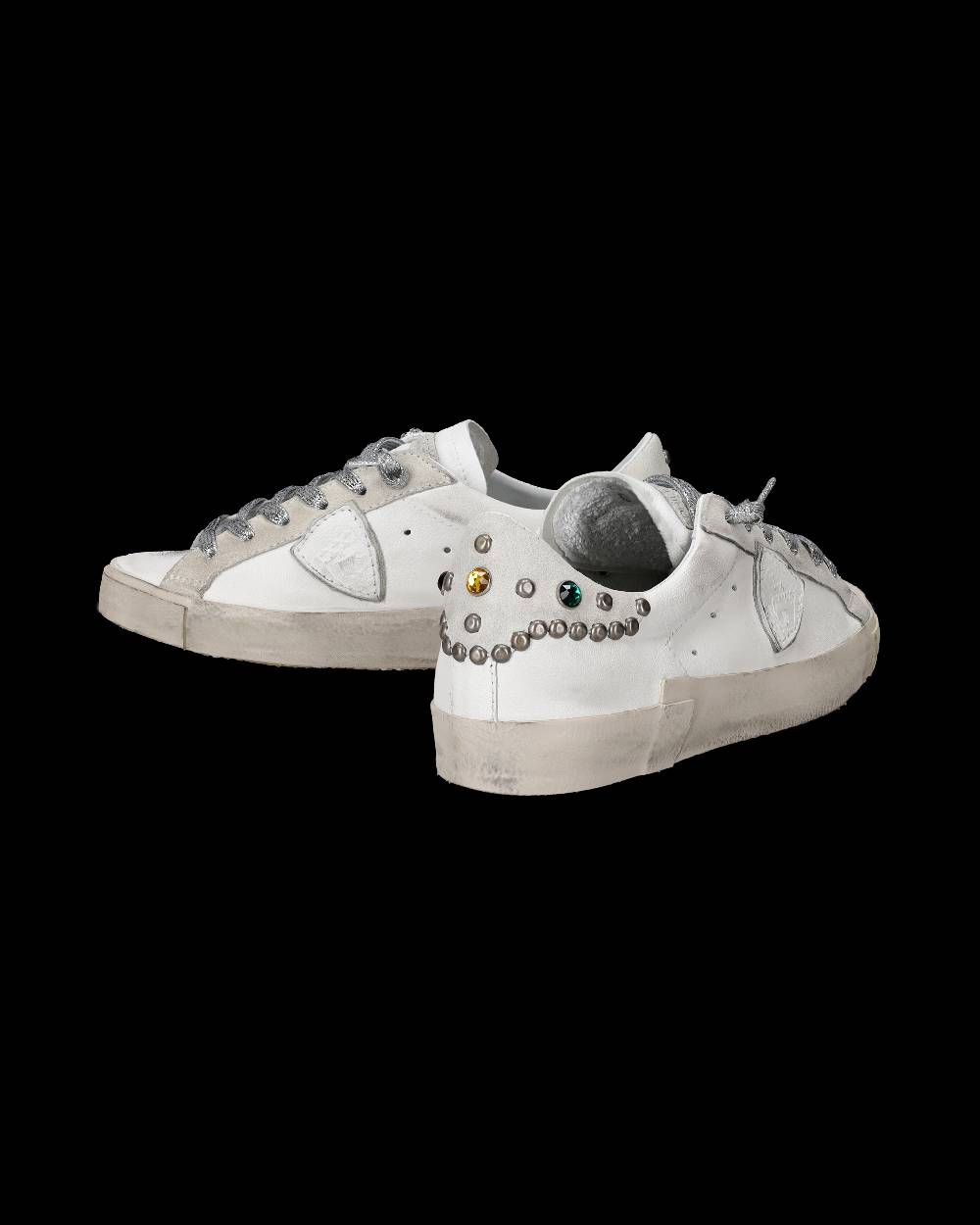 Philippe Model Sneakers Prsx da Donna Bianche e Grigie in Pelle Vendite Flash