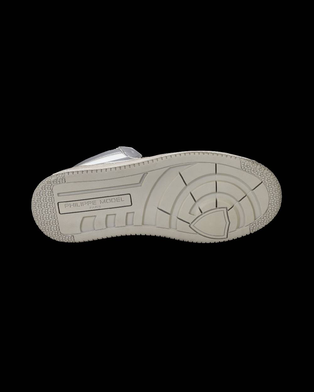 Philippe Model Sneaker mid rise Lyon donna - argento e bianco 2025