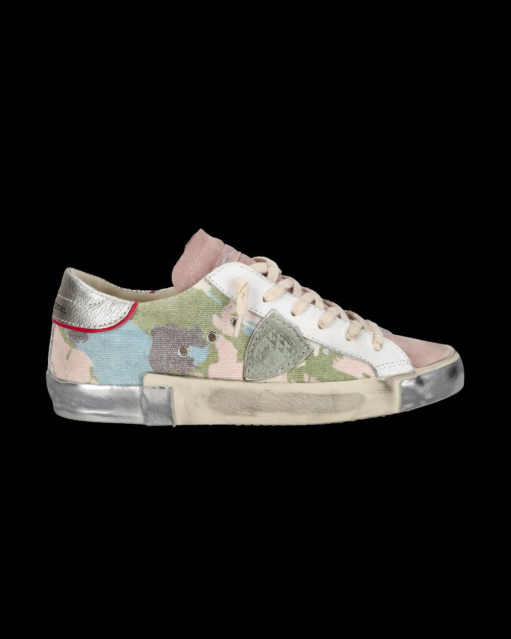 Philippe Model Sneaker bassa PRSX donna - verde e oro Nuovo