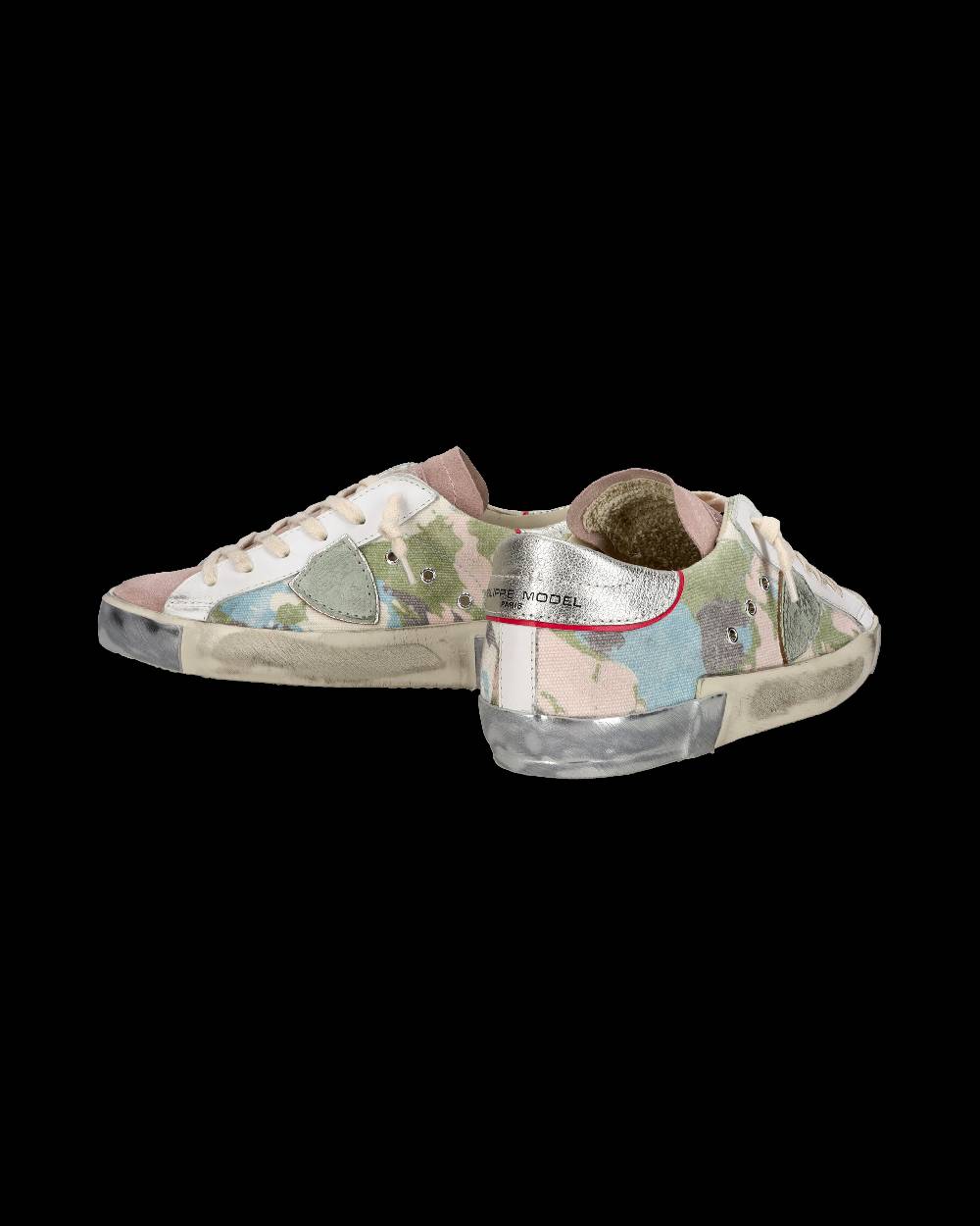 Philippe Model Sneaker bassa PRSX donna - verde e oro Nuovo