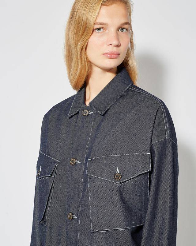 Philippe Model Giacca in denim Giselle da Donna Blu in Denim Pezzi Unici