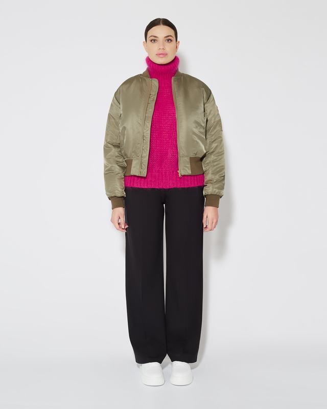 Philippe Model Giacca bomber Giulliet da Donna Verde in Jersey Affare Del Giorno