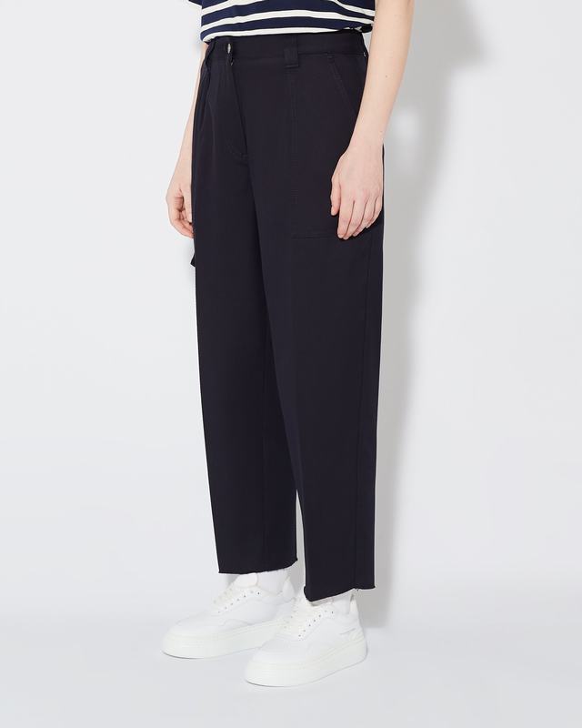 Philippe Model Pantaloni regular Coline da Donna Blu in Cotone Prezzo Ridotto
