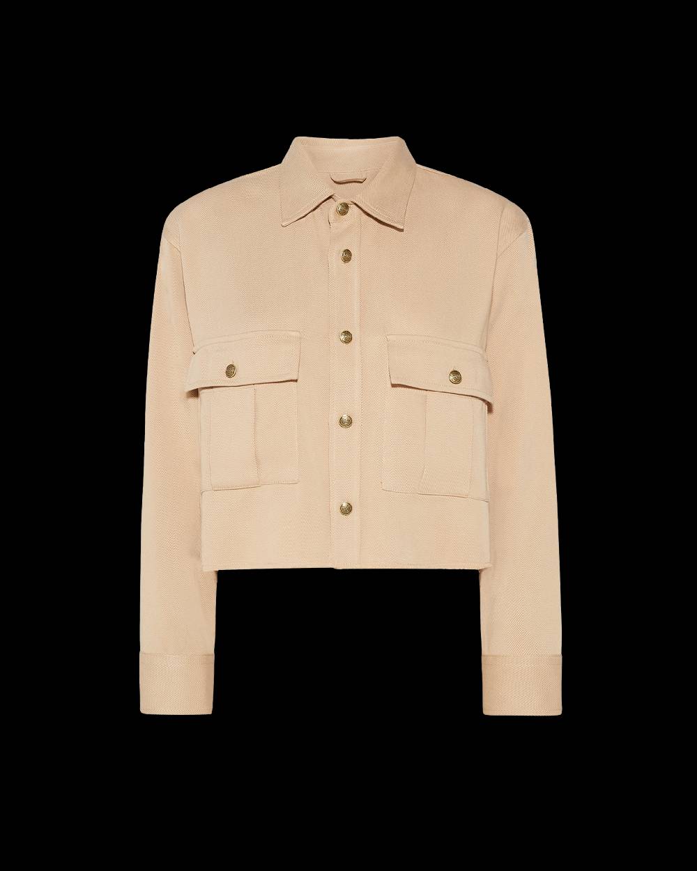 Philippe Model Camicia militare Dorette da Donna Marrone in Cotone Sottocosto