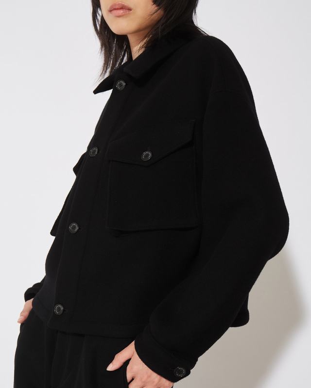 Philippe Model Giacca Giselle da Donna Nera in Lana Outlet
