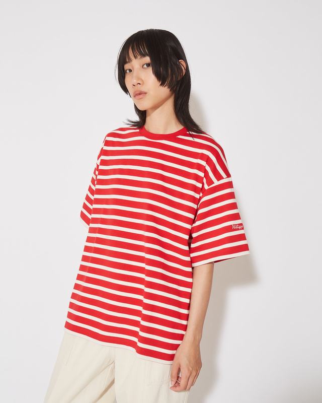 Philippe Model T-Shirt Monique da Donna Rossa in Cotone Saldi Di Fabbrica